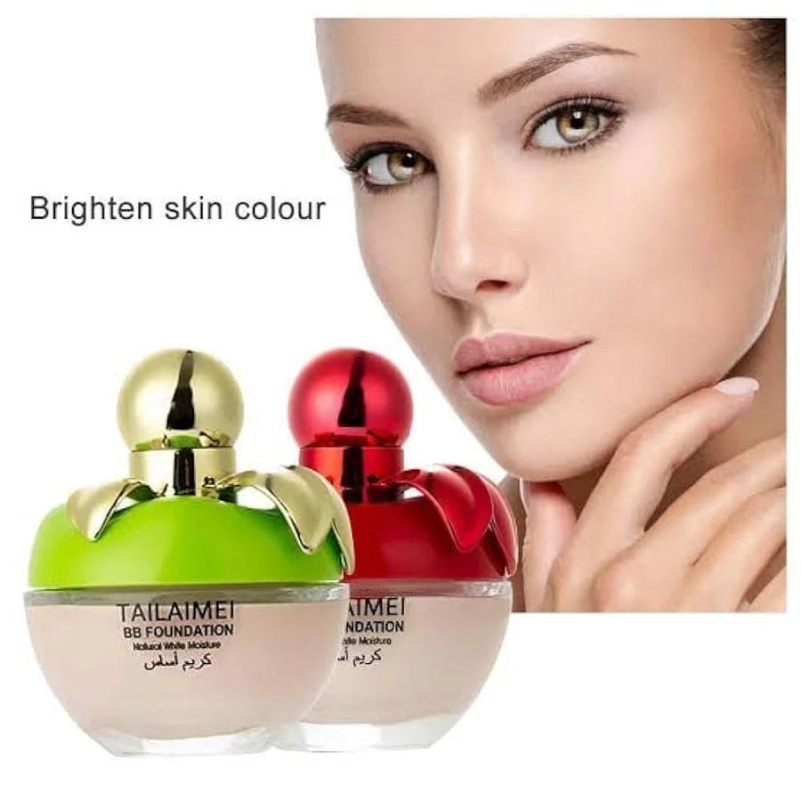TLM Apple BB Foundation Natural White Moisture Cream Foundation 40ml Red