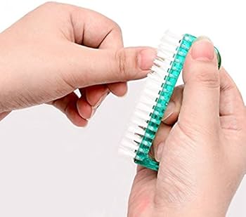 Pack of 2 Fingers nails Cleaning Brush Scrubbing Cleaning For Toes and Nails Cleaner Manicure Pedicure