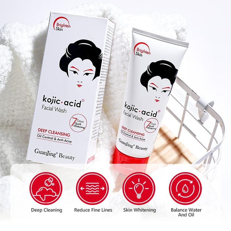 **Guanjing GJ7161 Kojic Acid Facial Wash 100g**