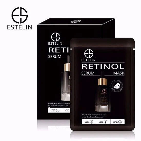 **ESTELIN ES0046 Retinol Anti-Wrinkle Serum Mask Sheet 25ml**