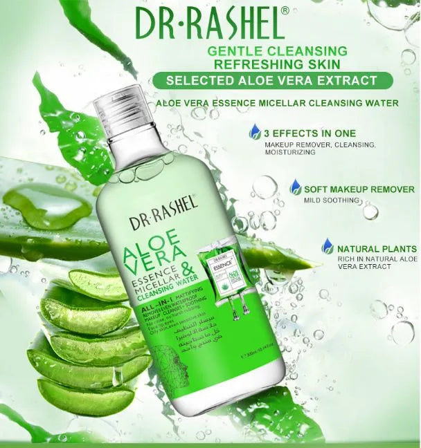 DR.Rashel 3 PCS Set Aloe Vera Soothing & Moisture Skin Cleansing Series DRL- 1745