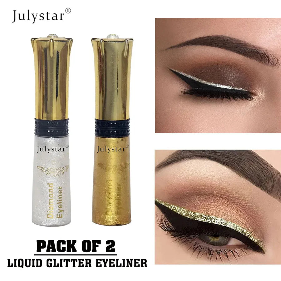 **Huxia Beauty 2PCS Diamond Glitter Eyeliner Set**