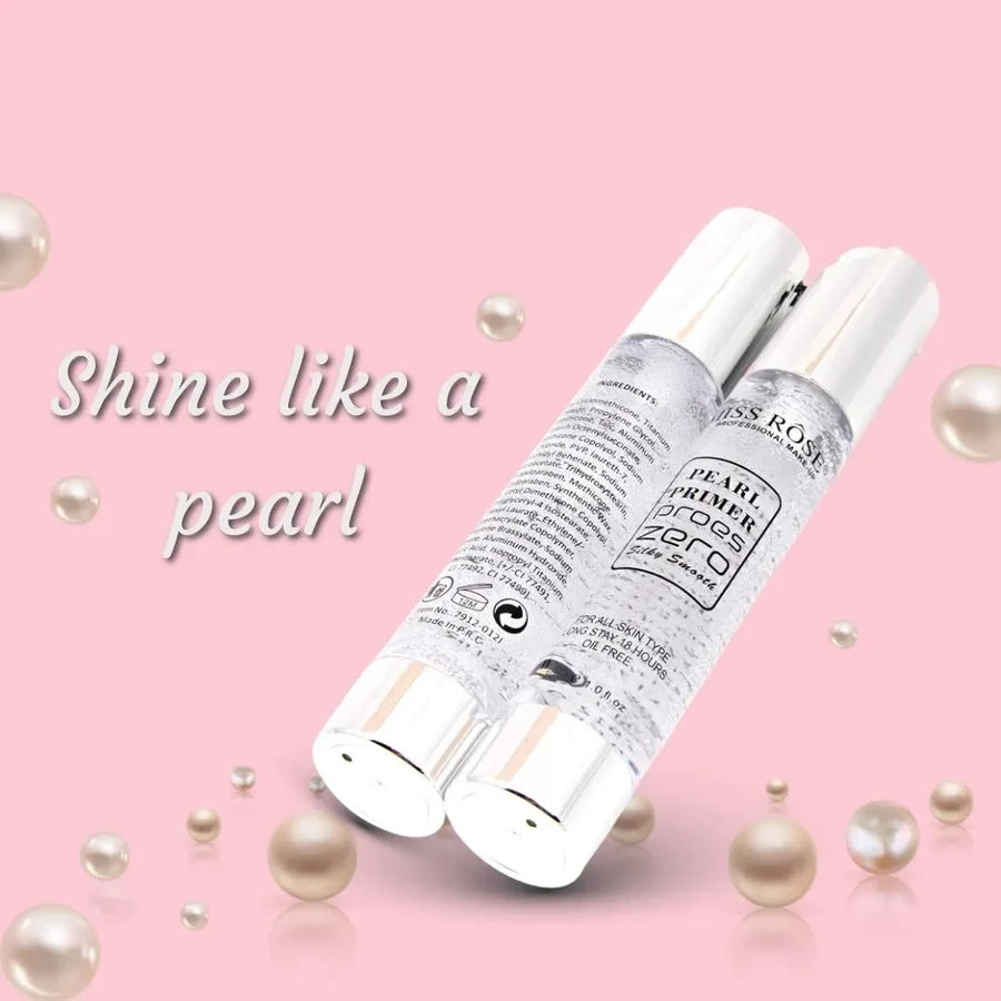**Miss Rose Pearl Primer – Smooth Matte Finish 30ml**