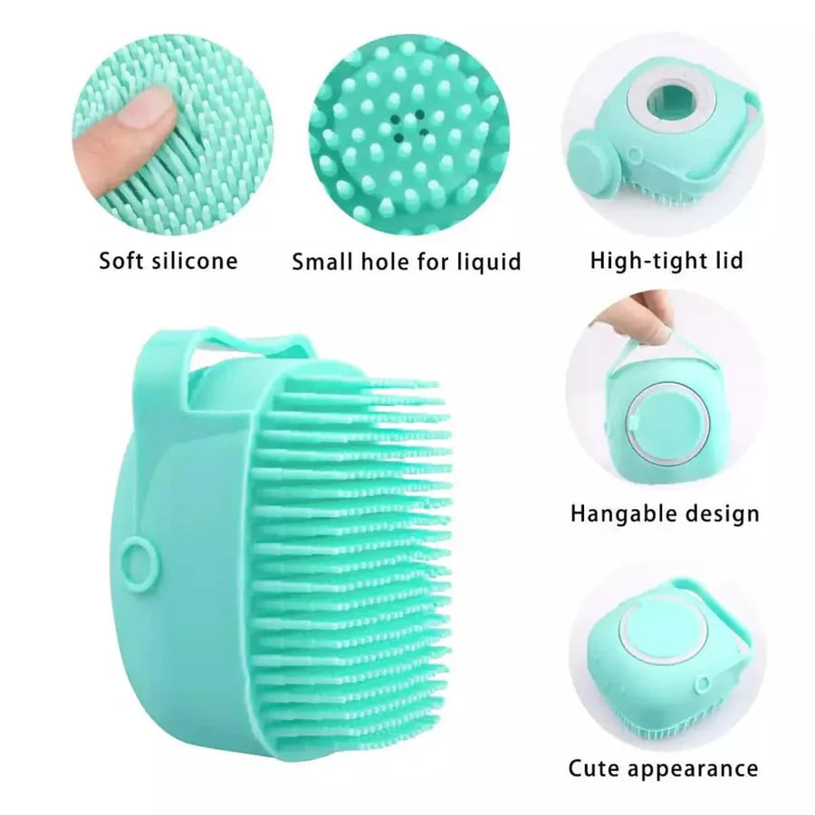 **Silicone Bath Body Brush with Soap Dispenser**