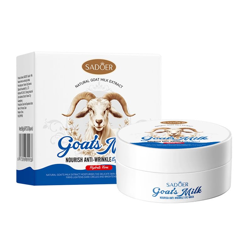 **SADOER Goat Milk Whitening Eye Mask 60PCS (30 Pairs) 80g**