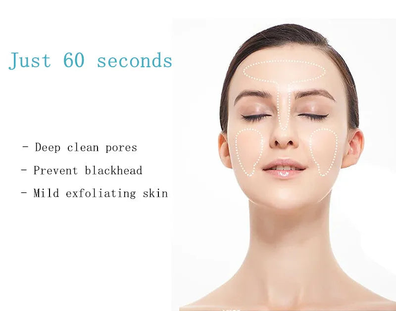 **Double-Sided Silicone Facial Cleansing Brush**