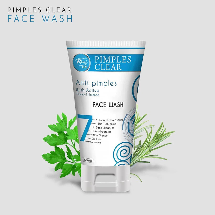 Rivaj UK Pimples Clear Face Wash 100ml