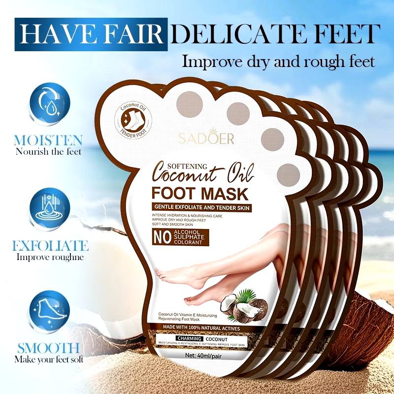 **SADOER Coconut Oil Hand & Foot Mask Set**