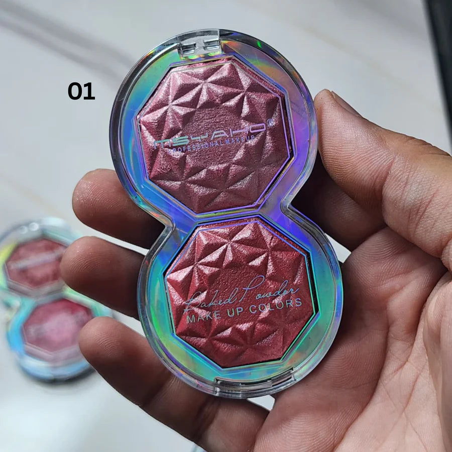 MSYAHO Baked Powder YH6338B | Silky Radiant Glow Compact