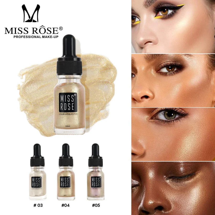 **Miss Rose Liquid Glitter Highlighter 10ml**