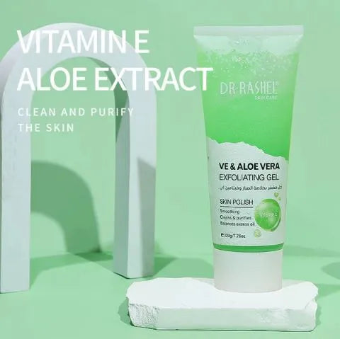 **Dr.Rashel Aloe Vera & Vitamin E Exfoliating Gel 220g DRL-1775**