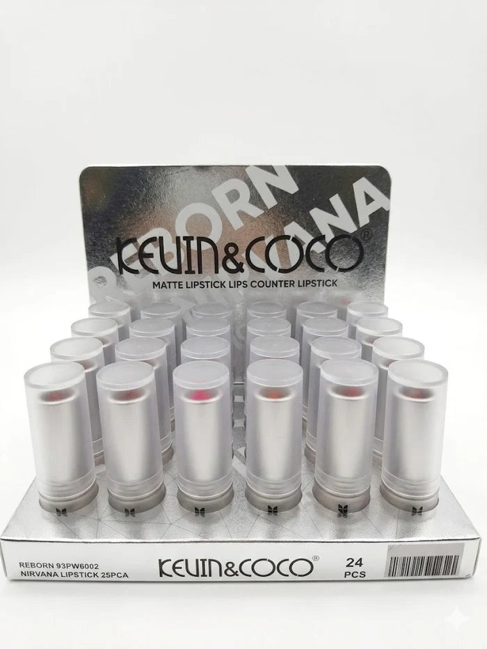 Kevin & Coco 24pcs "Masche" Velvet Matte Lipstick