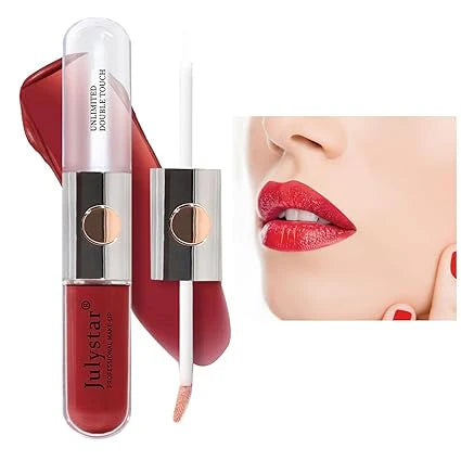 LAREEN 3PCS Double-Ended Plumping Lip Gloss & Lip Liner Set 6ml
