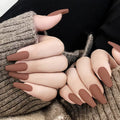 Kathleen Luxury Matte Press-On Nail Set - 1 box*24pcs