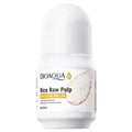 BIOAQUA Rice Raw Pulp Underarm Roll-on Deodorant Refreshing Comfortable Roll on Fragrance Perfume Deodorant For Girls BQY17994