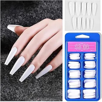 100PCS Round Full Cover Artificial Nail Tips