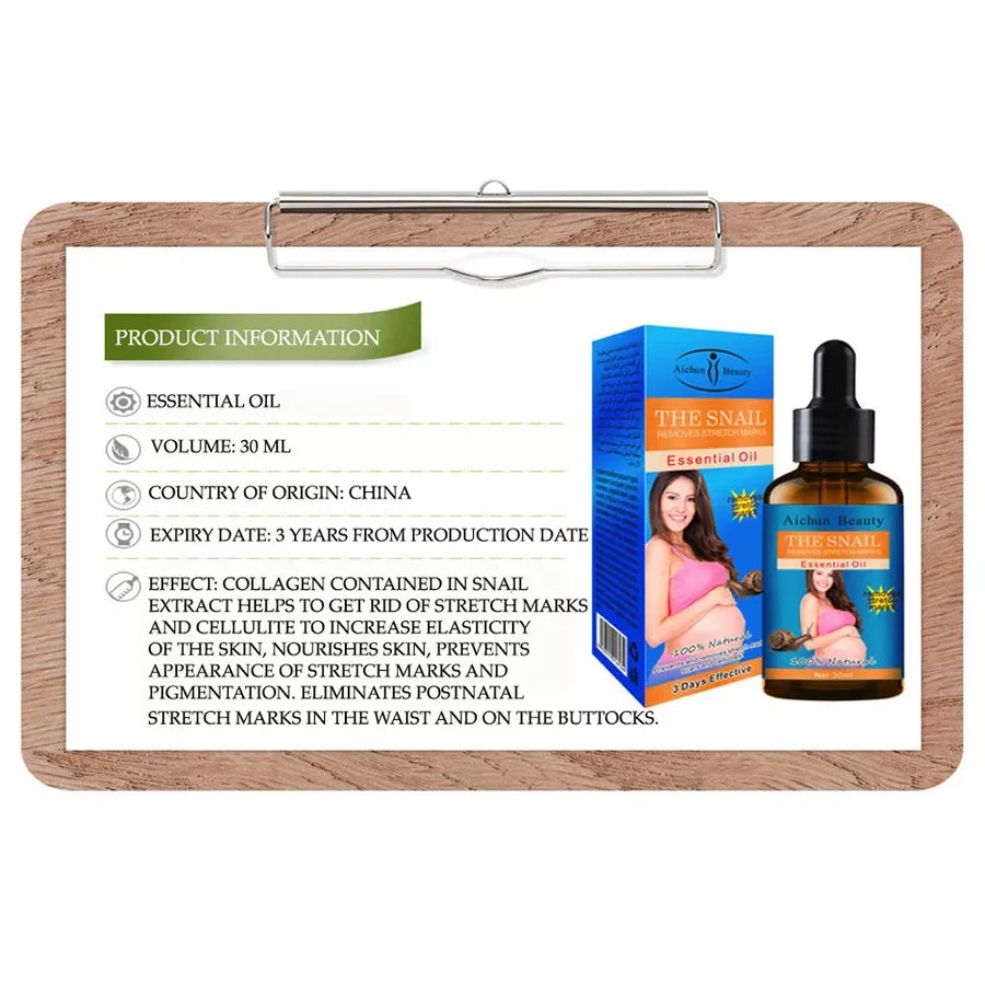 **Aichun Beauty Snail Stretch Mark Essential Oil**