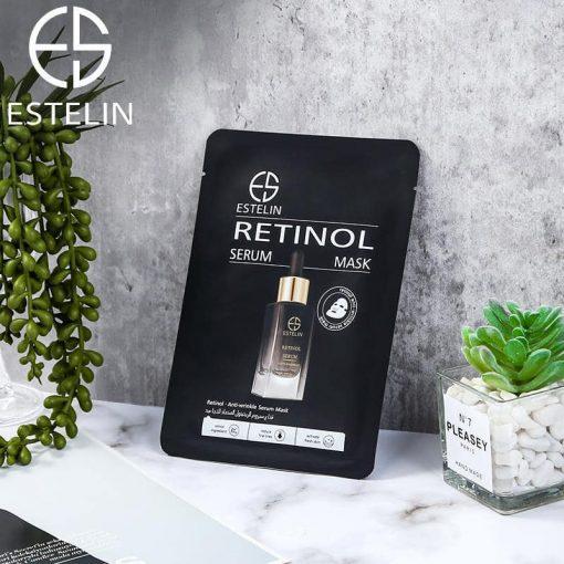 **ESTELIN ES0046 Retinol Anti-Wrinkle Serum Mask Sheet 25ml**