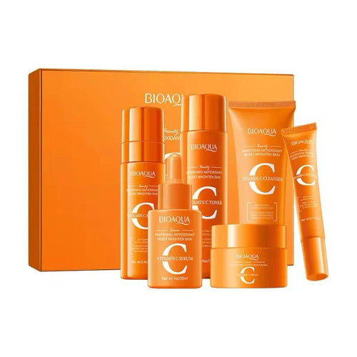**BIOAQUA Vitamin C Whitening Skincare Set (6PCS) BQY18939**