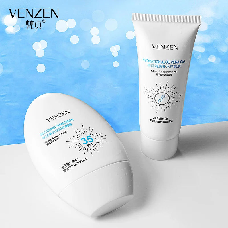 **VEZE SPF35 Glowing Sunscreen Kit (2PCS)**