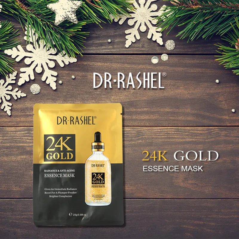 **Dr.Rashel 24K Gold Radiance & Anti-Aging Mask (5PCS) DRL-1482**