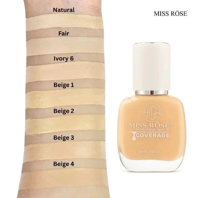 Miss Rose High Coverage Foundation 38ml
