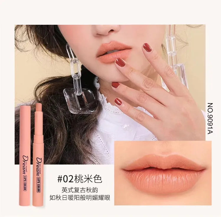 **HENG FANG Waterproof Matte Lipstick Set (6PCS)**