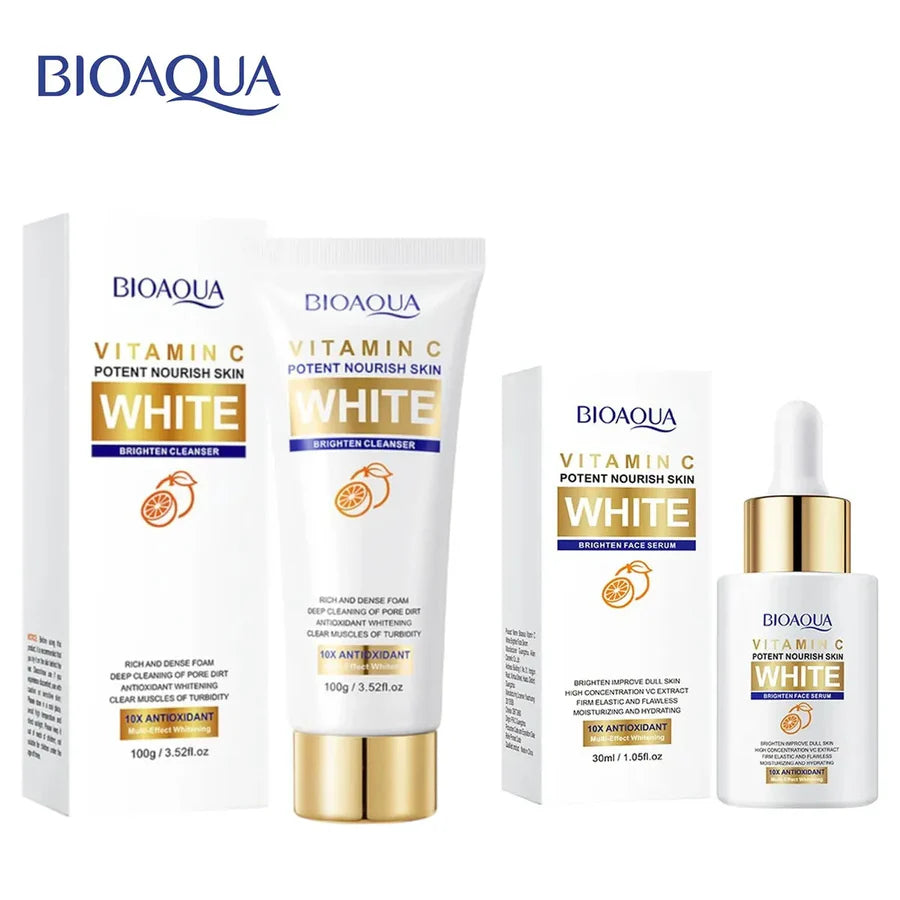 **BIOAQUA Vitamin C Serum & Cleanser Duo Pack**