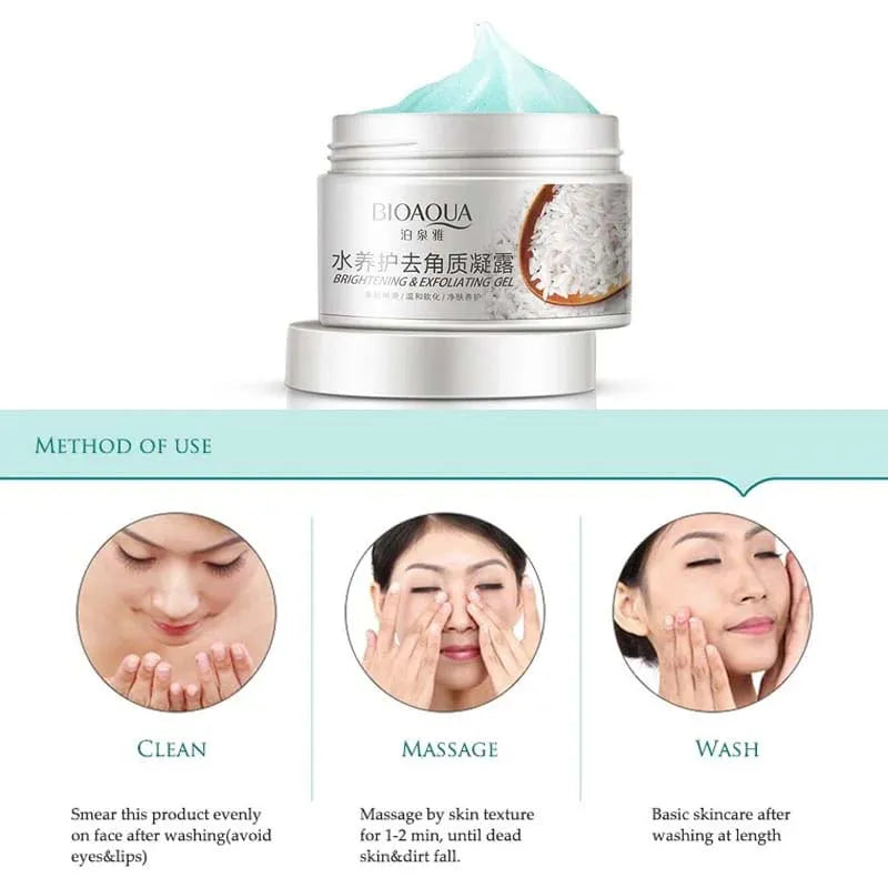 **BIOAQUA Rice Whitening Face & Body Care Set (3PCS)**