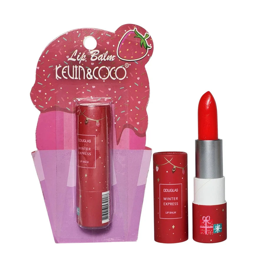 Kevin & Coco Strawberry Lip Balm | Color Changing Moisturizing Balm