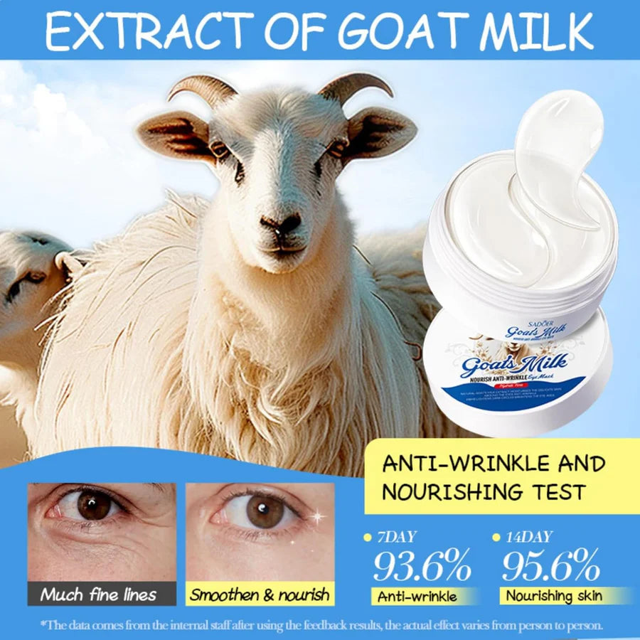 **SADOER Goat Milk Eye Mask (60PCS / 30 Pairs)**