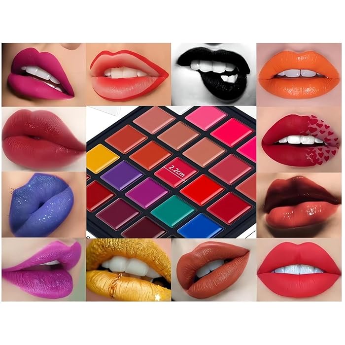Cvb 25 Color Lipstick 24H Long-lasting moisturizing Waterproof matte Lip Palette Lip Cream