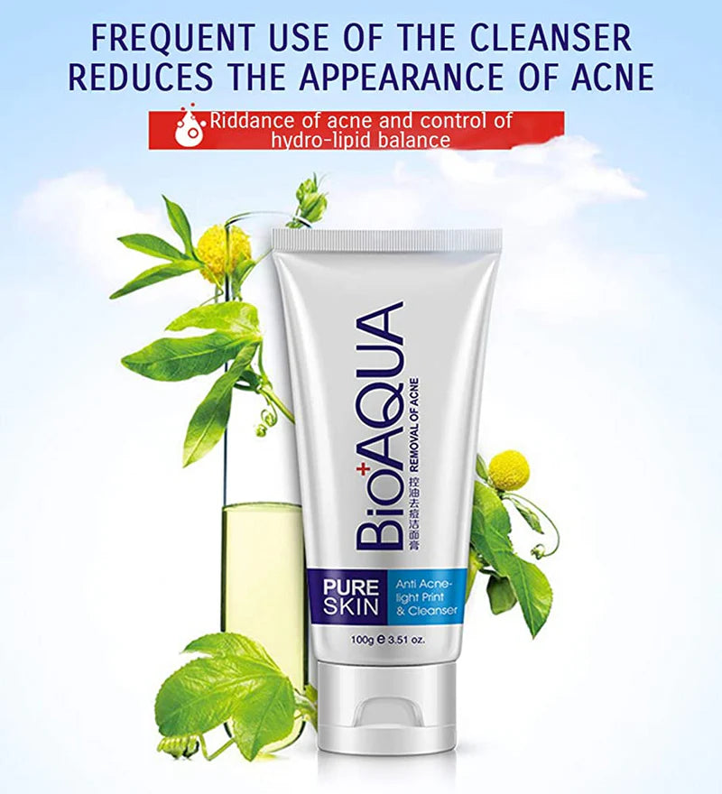 **BIOAQUA BQY0702 Anti-Acne Facial Cleanser 100ml**
