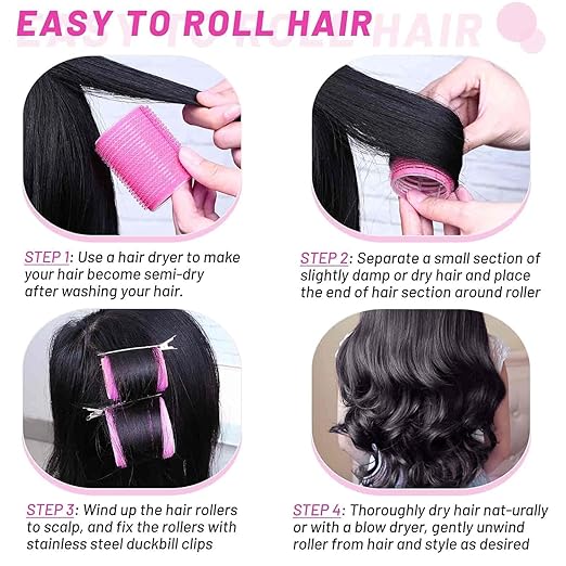 **Self-Grip Hair Roller Curler Set**