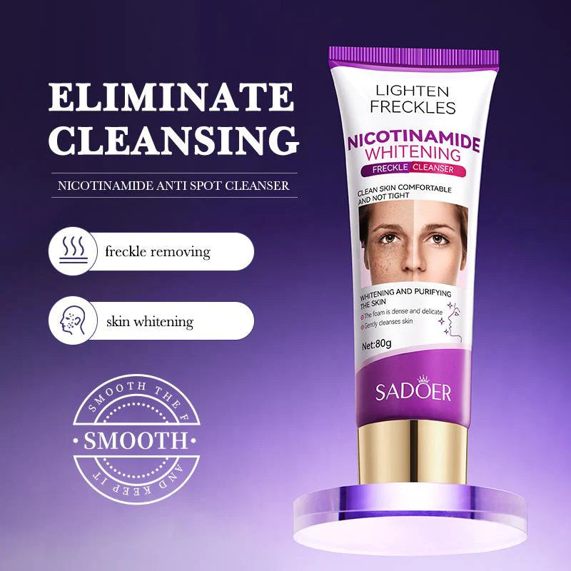 **SADOER Nicotinamide Glow & Freckle Fade Facial Cleanser 80g**