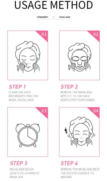BIOAQUA Pack of 15 Moisturizing Facial Face Sheet Mask & Hydrating, Moisturizing, Skin Care 11 Sheet Mask 4 peel of mask