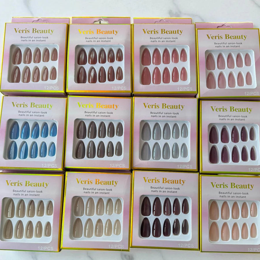 "Variety Color" Professional Press-On Nail Collection 1*12pcs