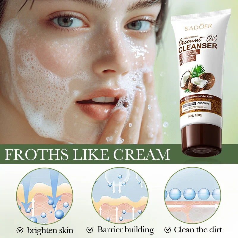 **SADOER SD42828 Coconut Oil Brightening Face Wash**