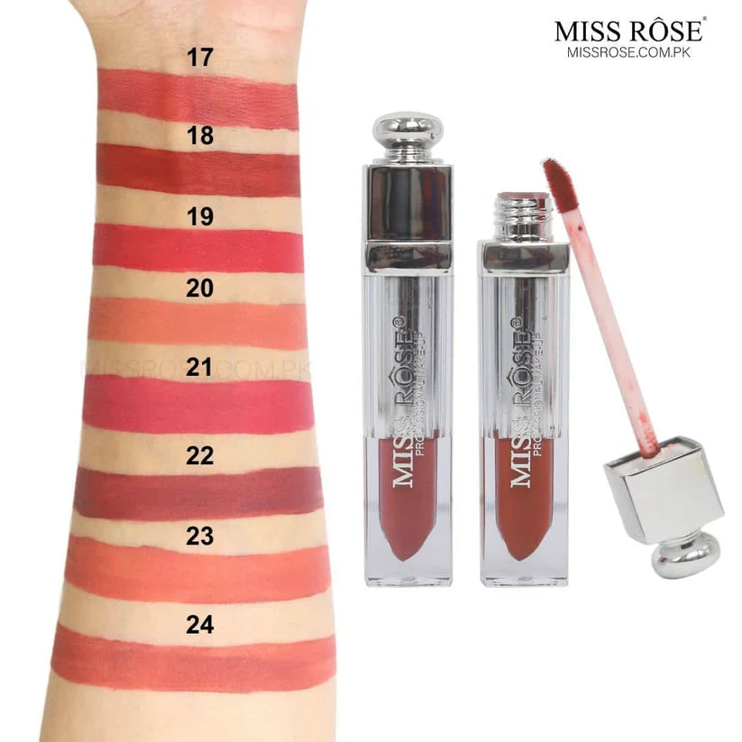 Miss RosePack of 03 Silver Angelic Matte Lip gloss