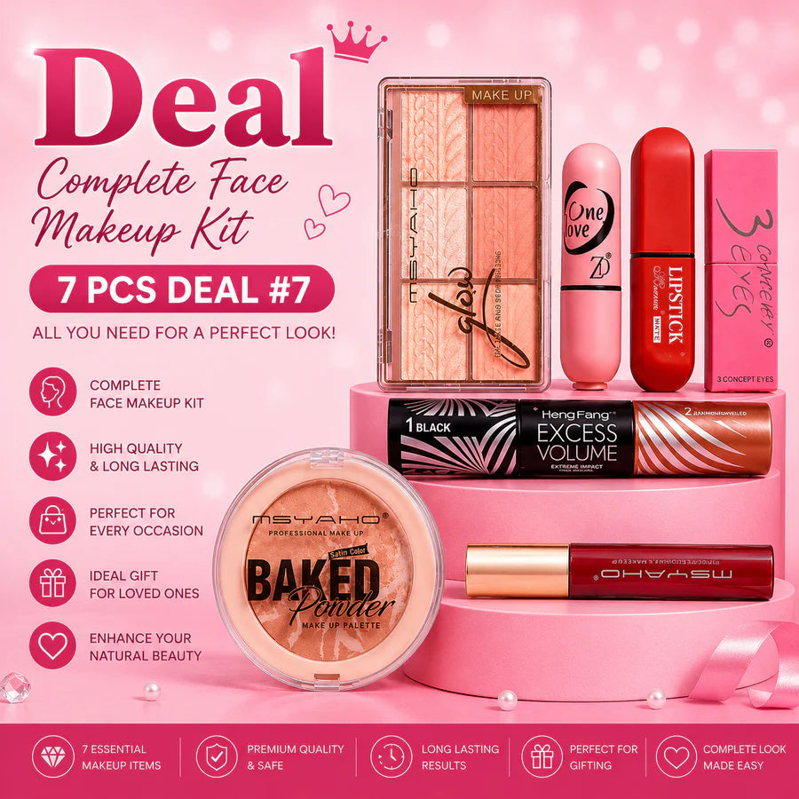 Complete Face Makeup Kit 7 pcs Deal #7