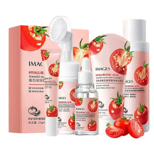**IMAGES Tomato Hyaluronic Acid Skincare Set (6PCS)**