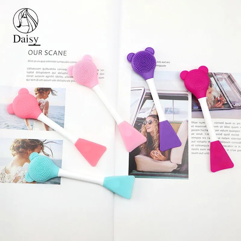 **Sweet Beauty Silicone Bear Face Cleansing Brush**