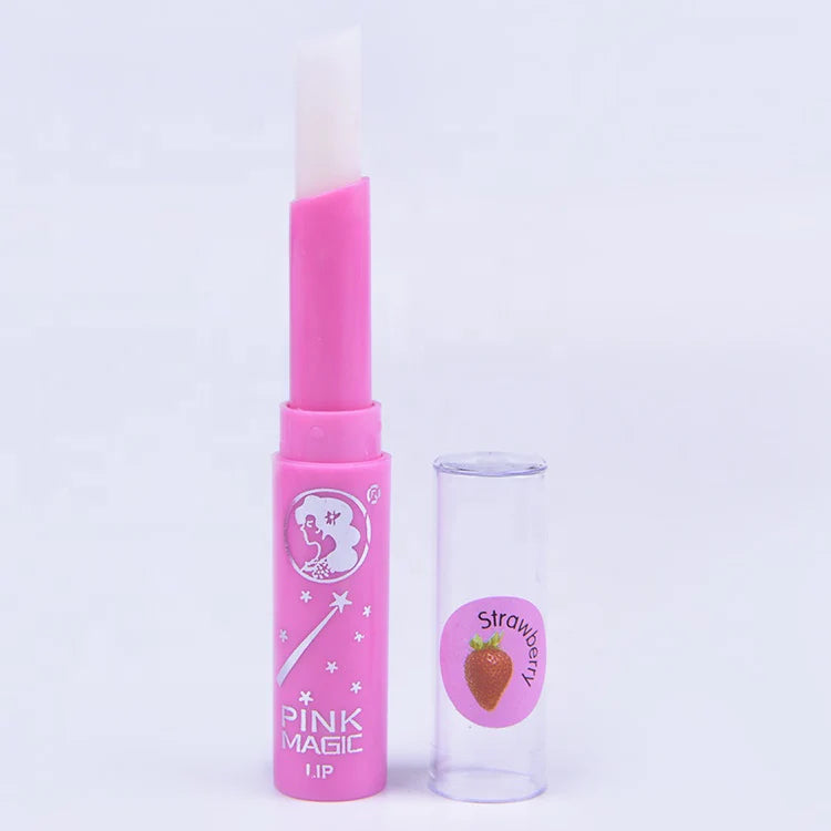 **3PCS Pink Magic Strawberry Lip Balm Set**
