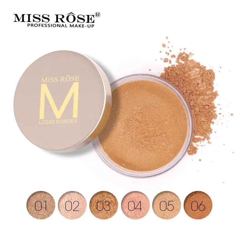 **Miss Rose Long Lasting Matte Loose Powder**