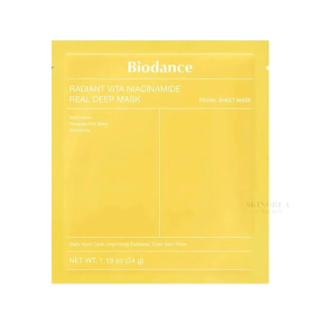 Biodance - Radiant Vita Niacinamide Real Deep MaskÂ 34g
