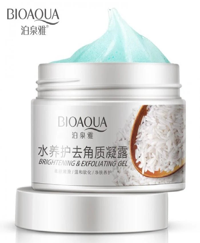 **BIOAQUA Rice Skincare Set (3PCS) – Serum, Scrub & Mask**