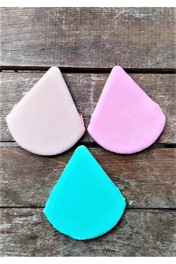 **Sweet Beauty 3PCS Triangle Makeup Puff Set**