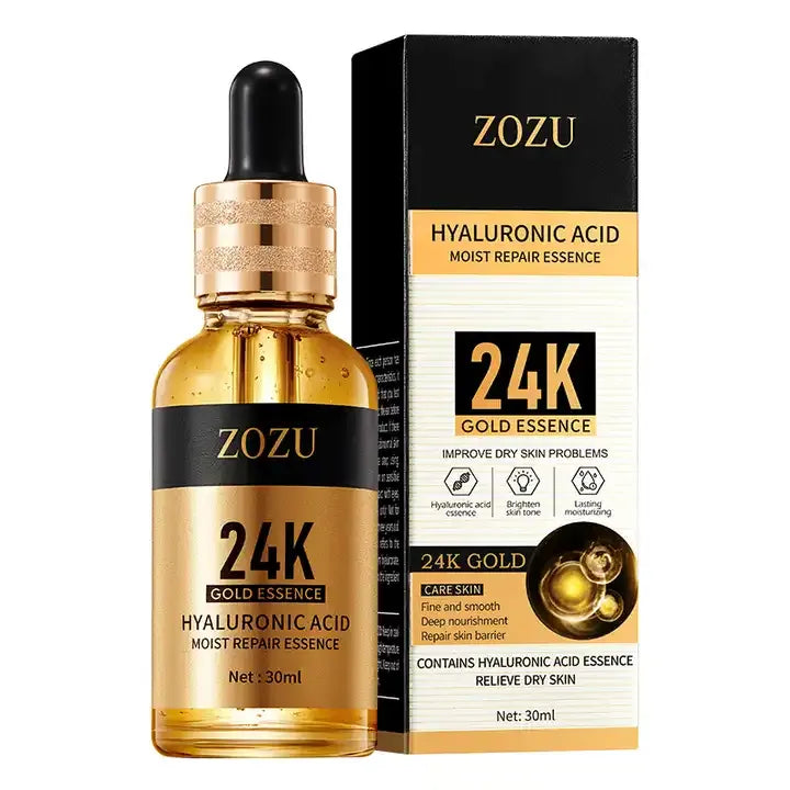 **ZOZU 24K Gold Hyaluronic Repair Essence 30ml**