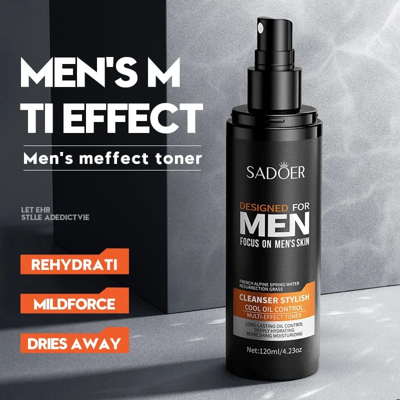 **SADOER SD90701 Men's Moisturizing Pore Care Toner 120ml**