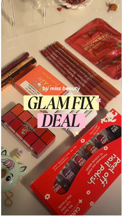 Miss Beauty Pack Of 08 GLAM FIX DEAL – Complete Makeup Essentials Kit